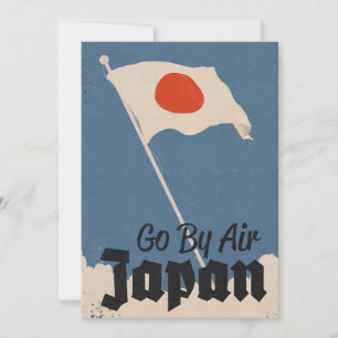 Ga met de lucht Japan Bedankkaart