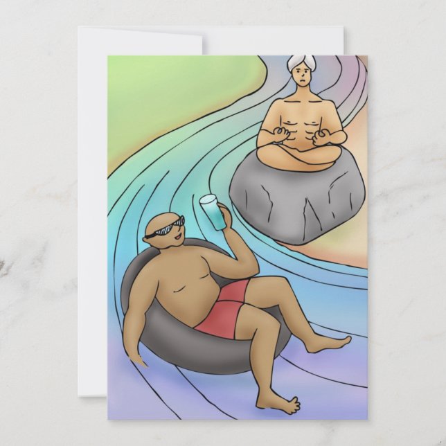 Ga met de stroom door de stevigheid van het rockwa (Voorkant)