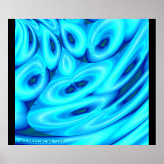 GA MET DE STROOM!! (Ice Blue) Poster