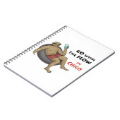 Ga met de stroom in de Chico Notitieboek (Linkerzijde)