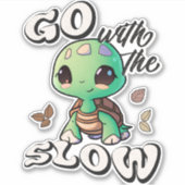 Ga met de trage sticker (Voorkant)