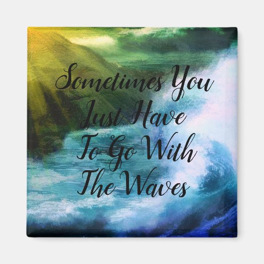 Ga met de Waves Magnet Magneet (Voorkant)