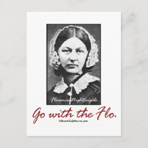 Ga met Florence Nightingale Briefkaart
