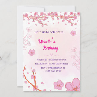 Ga met ons mee om de verjaardag van Michelle te vi Kaart