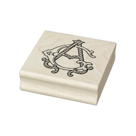 GA Monogram AG Monogram Rubberinktzegel Rubberstempel