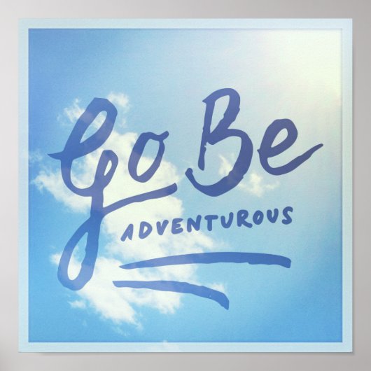 Ga naar Adventurous Sky Poster (Voorkant)