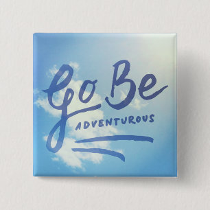 Ga naar Adventurous Sky Vierkante Button 5,1 Cm