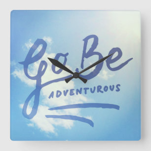 Ga naar Adventurous Sky Vierkante Klok