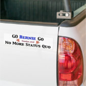 Ga naar BERNIE Go (White Bkgrd) Bumpersticker (Op Truck)