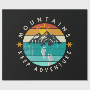 Ga naar buiten Buiten Aventura houden Cadeaupapier