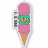 Ga naar de Joy Ice Cream Sticker (Voorkant)