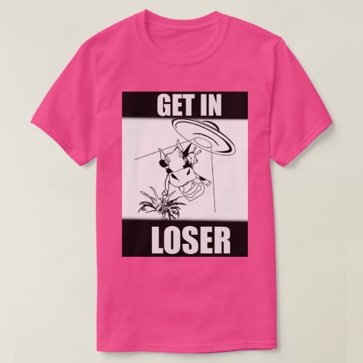 Ga naar de loser grappig t-shirt (Design voorkant)