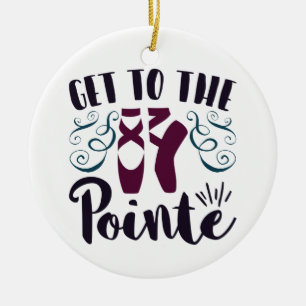 Ga naar de Pointe Balletdanser Ballerina Keramisch Ornament