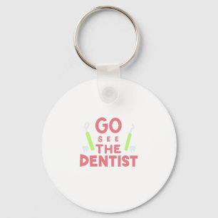 Ga naar de tandarts: Bright Smiles Ahead! T-Shirt Sleutelhanger