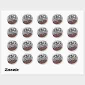 GA NAAR EAGLES! RONDE STICKER (Vel)