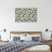Ga naar het geld canvas print (Insitu (Slaapkamer))