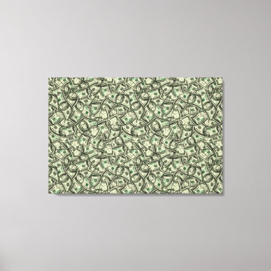 Ga naar het geld canvasprint canvas afdruk (Voorkant)