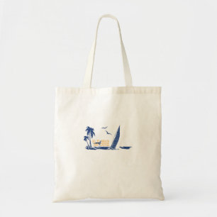 ga naar het strand en cruise tote bag