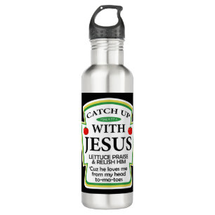 Ga naar Jezus Ketchup Hoodie Funny Christelijk Waterfles