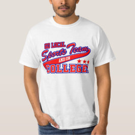 Ga naar lokaal sportteam of college t-shirt