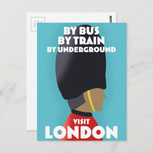 Ga naar London Art print. Briefkaart
