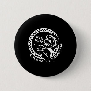 Ga naar Losers Lazy Halloween Costume Fun Skeleton Ronde Button 5,7 Cm