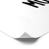 Ga naar Mocha My Day Funny Coffee Pun Poster (Hoek)