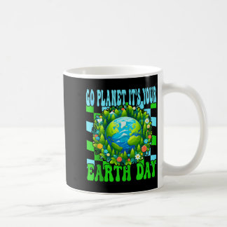 Ga naar planeet aarde dag cute aarde natuur liefhe koffiemok