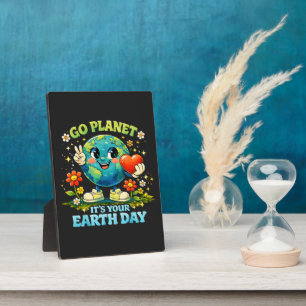 Ga naar Planeet Het is jouw Aardedag groen Fotoplaat
