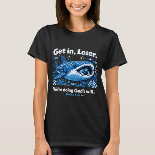 Ga naar Verliezer Bijbelse Walvis Ontwerp T-shirt