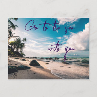 Ga naar zee briefkaart