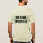 Ga niet naar de kerk t-shirt (Achterkant)