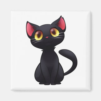 Ga niet naar huis zonder zwarte kat magneet