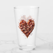 Ga niet op mijn hart, grappig glas (Achterkant)