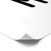 Ga niet terug in mijn hart Funny Cookie Pun Poster (Hoek)