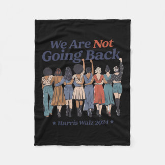 Ga niet terug Kamala Harris Waltz 24 Madam PR Fleece Deken