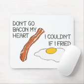 Ga niet terug naar mijn hart - grappig muismat (Met muis)