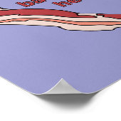 Ga niet terug op mijn Poster van Heart Funny (Hoek)