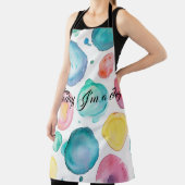 Ga niet voor op de  kleuren schort (Insitu)