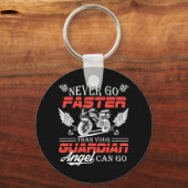 Ga nooit sneller dan je motorfiets kan. sleutelhanger (Voorkant)