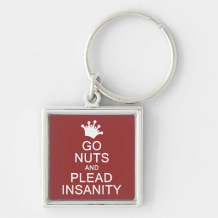 GA NUTS aangepaste kleurenkleutel Sleutelhanger