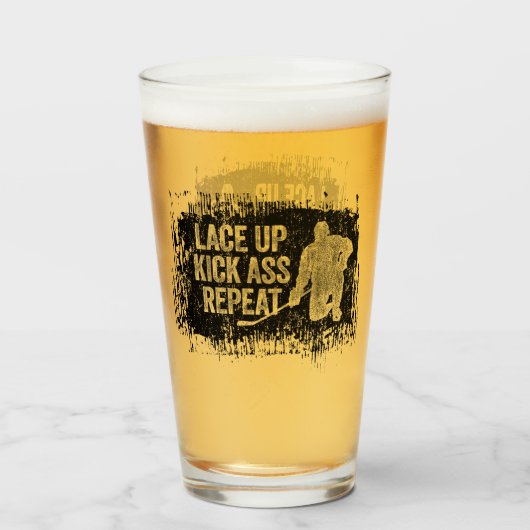 Ga omhoog. Herhaal. (hockey) Glas (Voorkant gevuld)