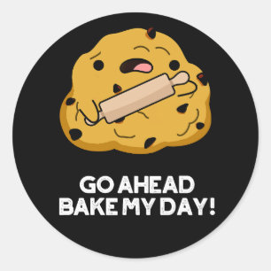 Ga op mijn dag op de rem ronde sticker