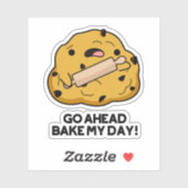 Ga op mijn dag op de rem sticker (Vel)