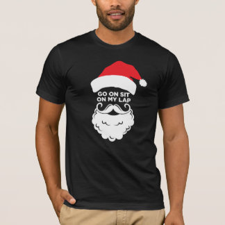 Ga op mijn schoot zitten Kerstvakantie volwassen K T-shirt