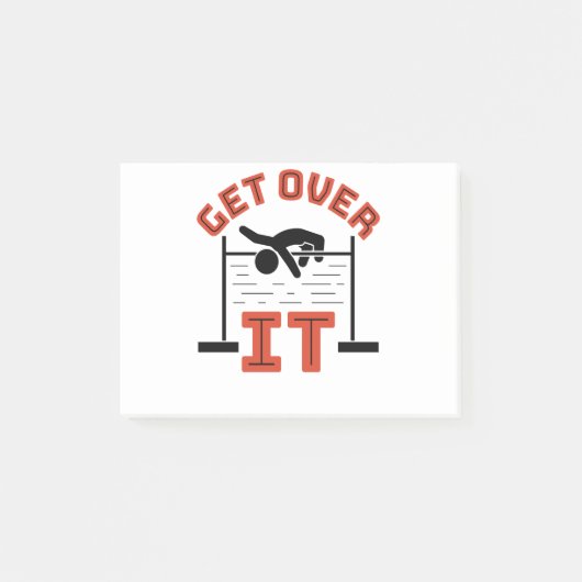 Ga over IT Track en Field High Jump Post-it® Notes (Voorkant)