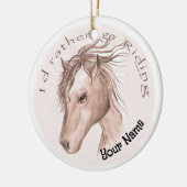 Ga paardrijden Ornament (Links)