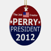 Ga Perry 2012 voor kerstboom Keramisch Ornament (Rechts)