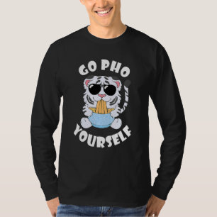 Ga Pho Witte Tijger Pho Kom Vietnamese Voedsel Pho T-shirt