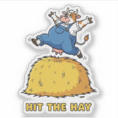 Ga pitten sticker (Voorkant)